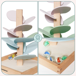 Culodrom din lemn - copac de sunet cu bile