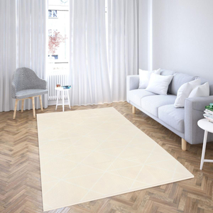 Covoraș din spumă pliabil pe două fețe 180 x 120 x 1cm - Charming Town/Sand Beige