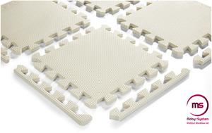 Puzzle din spumă 12pcs. - covor de spumă educațional 120 x 90 x 1.2cm cu margine - gri