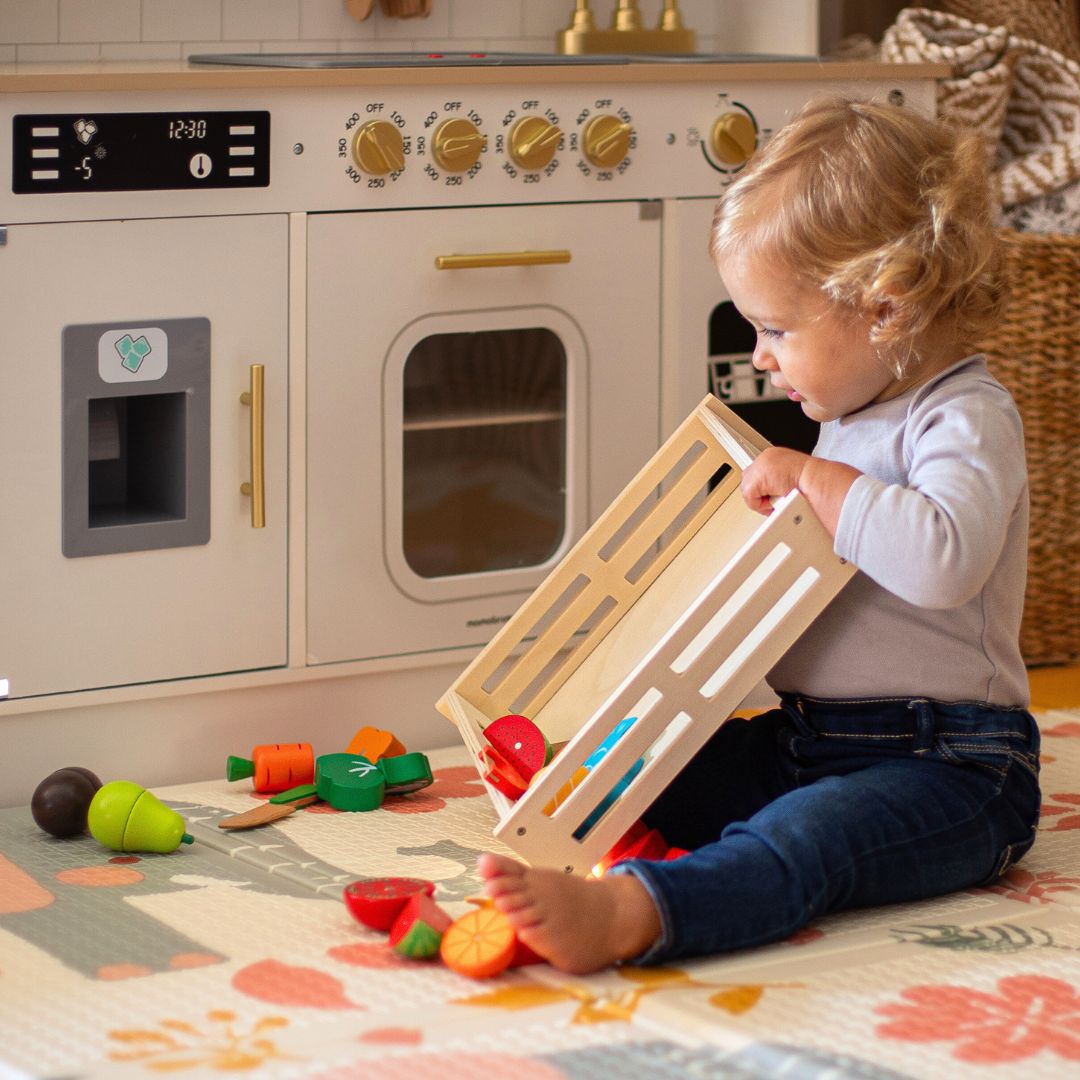 Fructe și legume din lemn pentru tăiere