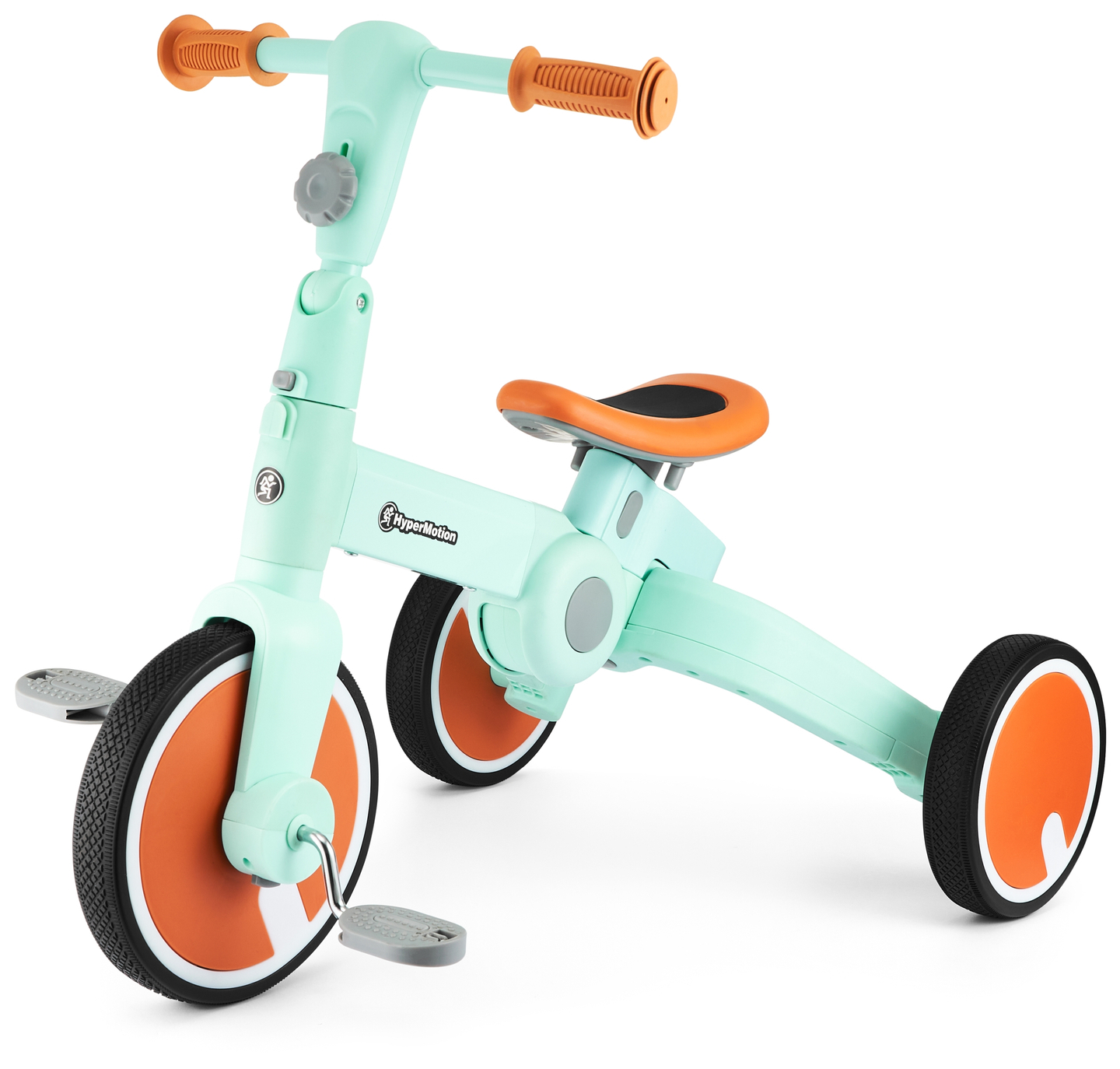 Tobi ROCKET - Tricicletă pentru copii, bicicletă de fond, călăreț - împingător - 5 în 1 de la HyperMotion
