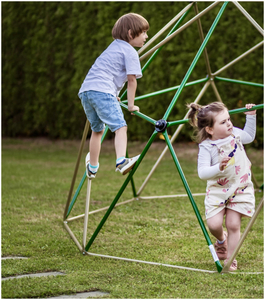 HyperMotion Cupola de cățărat pentru copii XXL, geodom, loc de joacă în grădină, diametru: 3 m