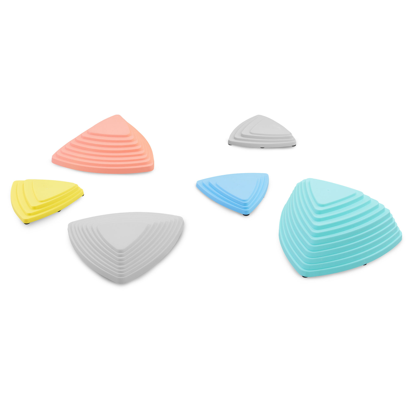 Pietre de echilibrare colorate - 6 bucăți