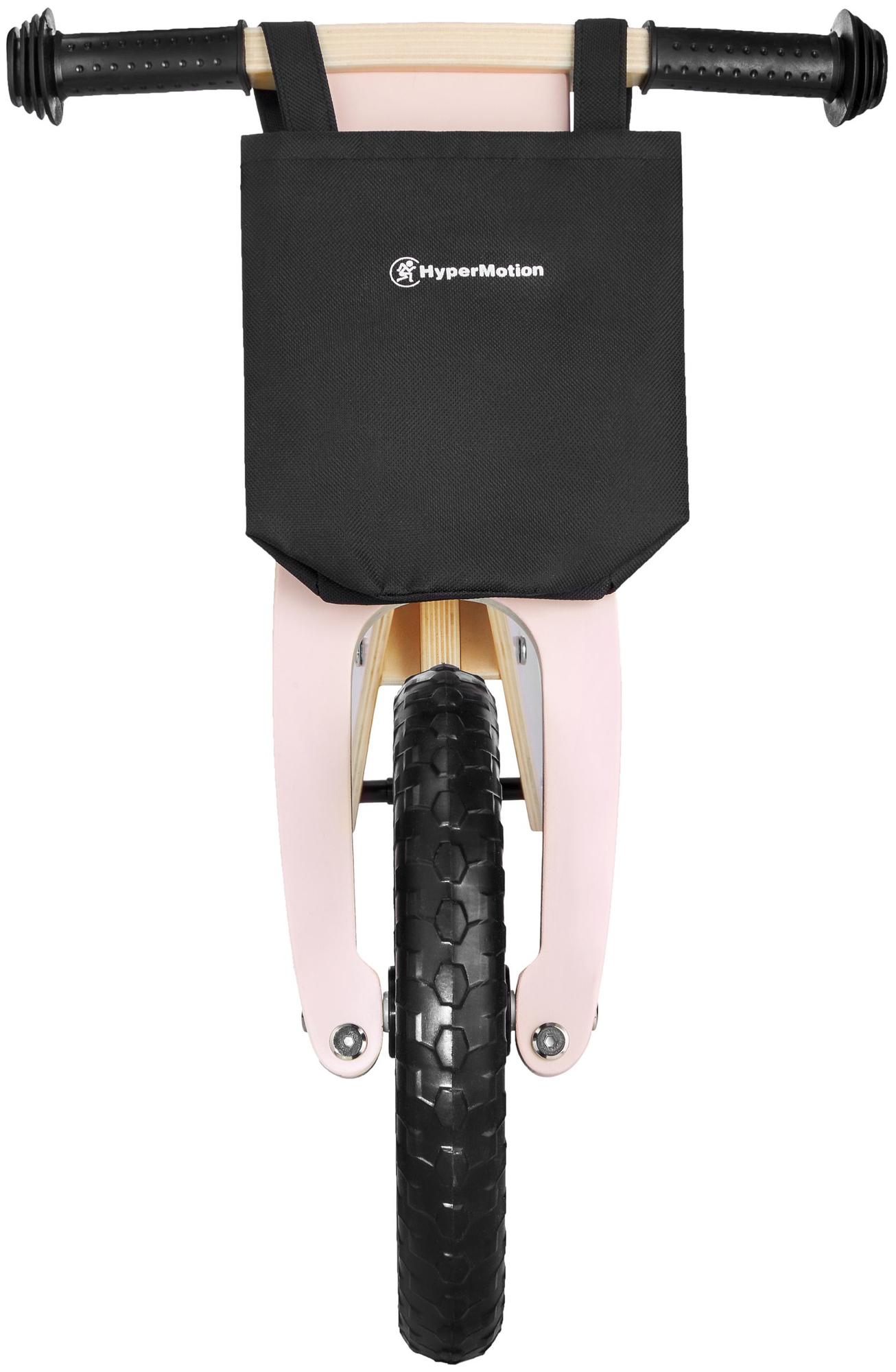 Bicicleta de jogging din lemn HyperMotion LEXI - roți din spumă, super ușoară - roz