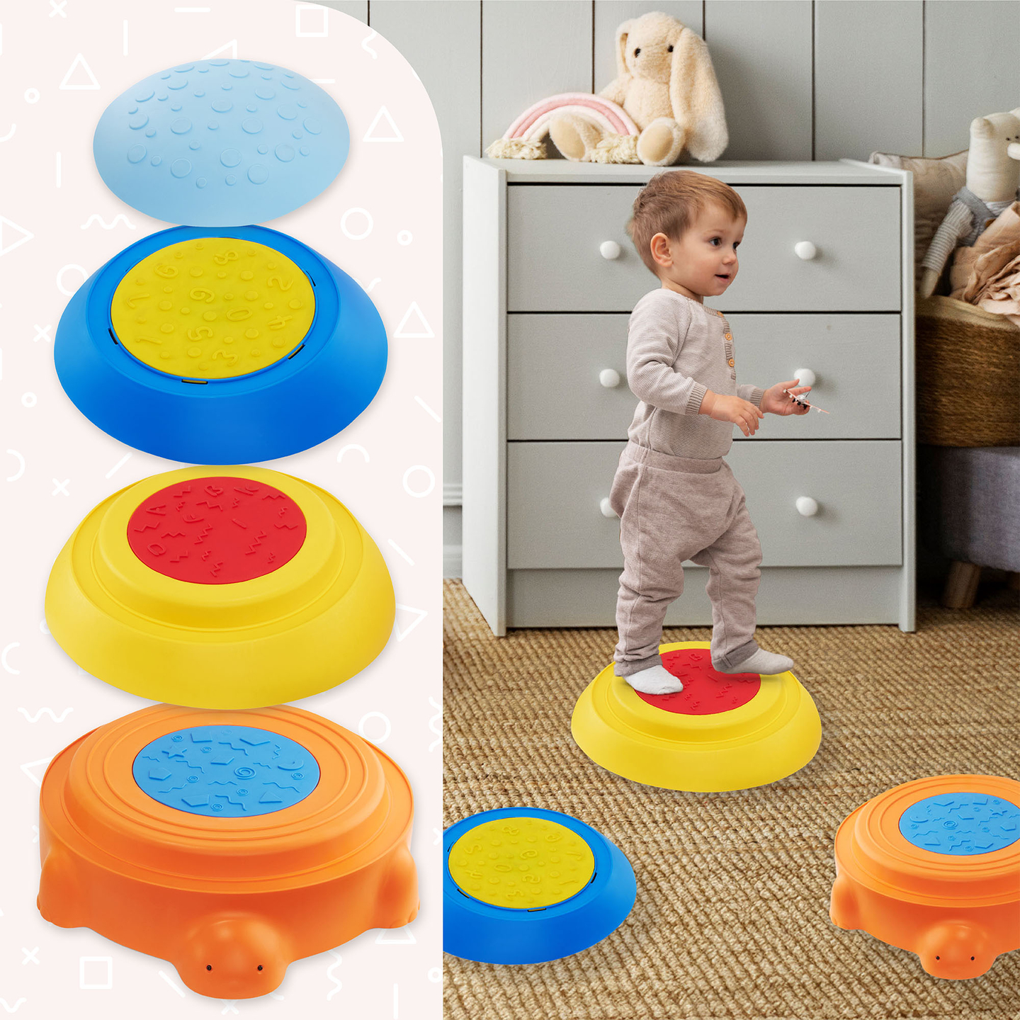 Cale senzorială pentru copii - Țestoasă colorată