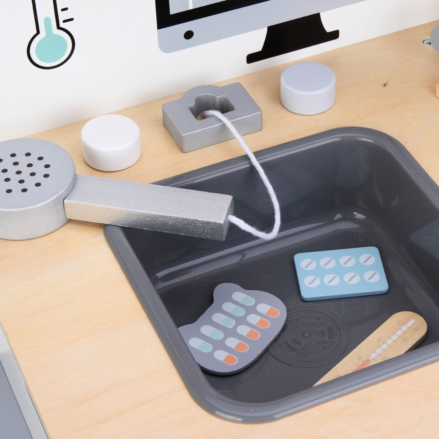 Spital de animale - set din lemn