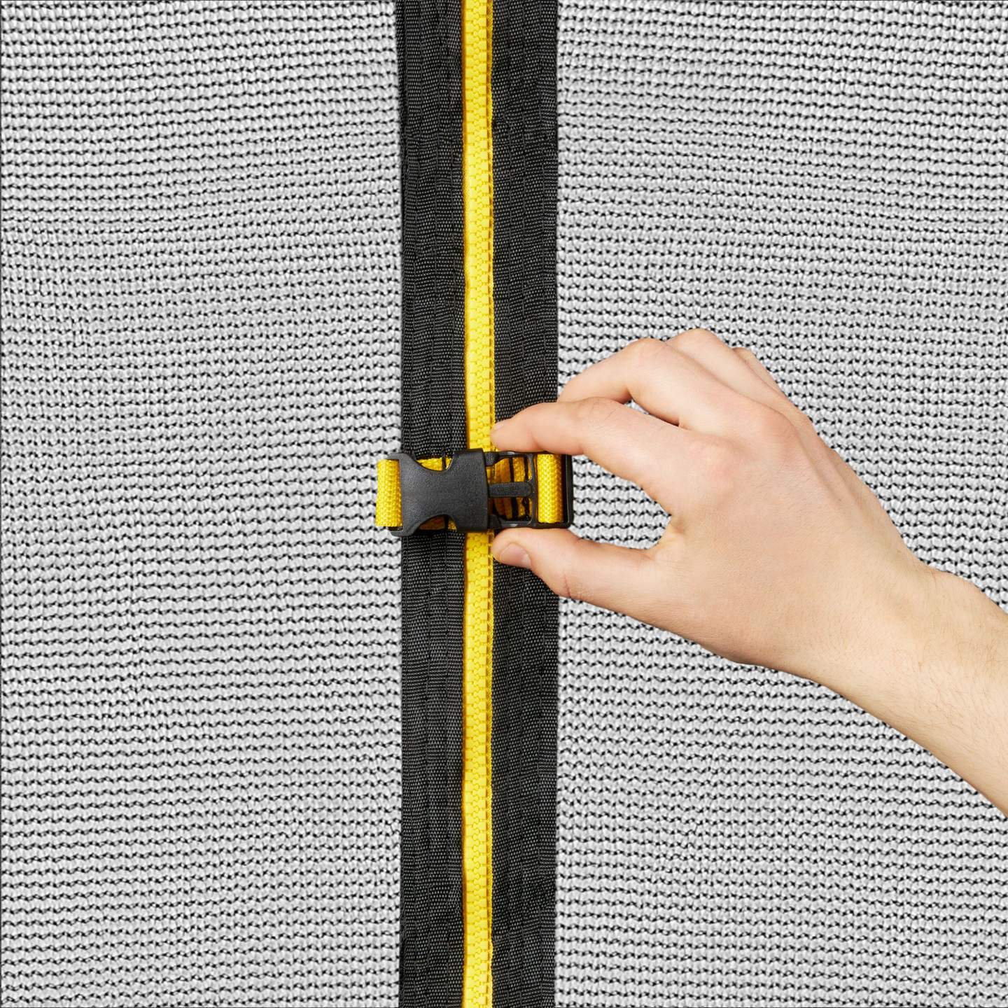 Trambulină de grădină XXXL pentru copii HyperMotion - 430 cm 14FT - cu scară și plasă internă - pentru casă și grădină - 150kg max