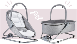Șezlong + Scaun de flotabilitate + Pătuț 3 în 1 - Moby-System MILA