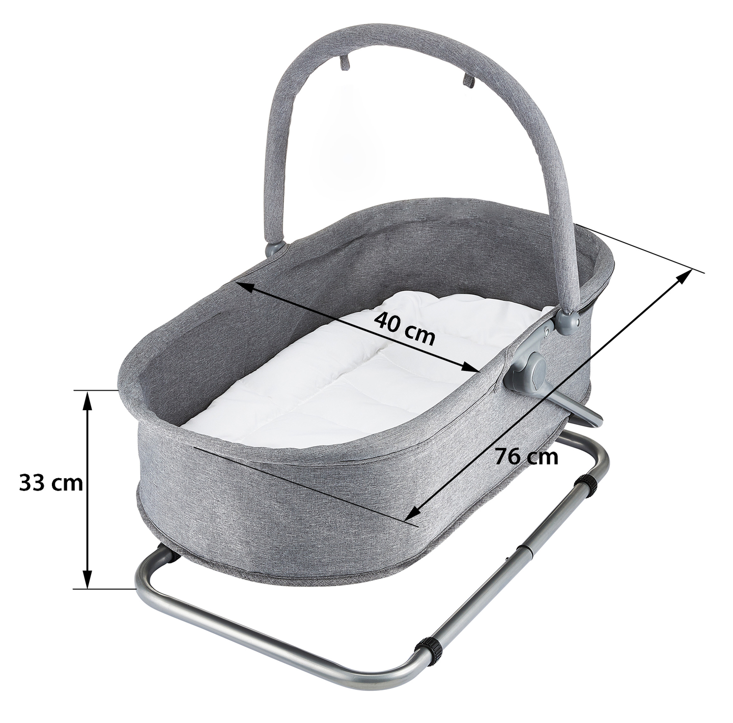 Șezlong + Scaun de flotabilitate + Pătuț 3 în 1 - Moby-System MILA