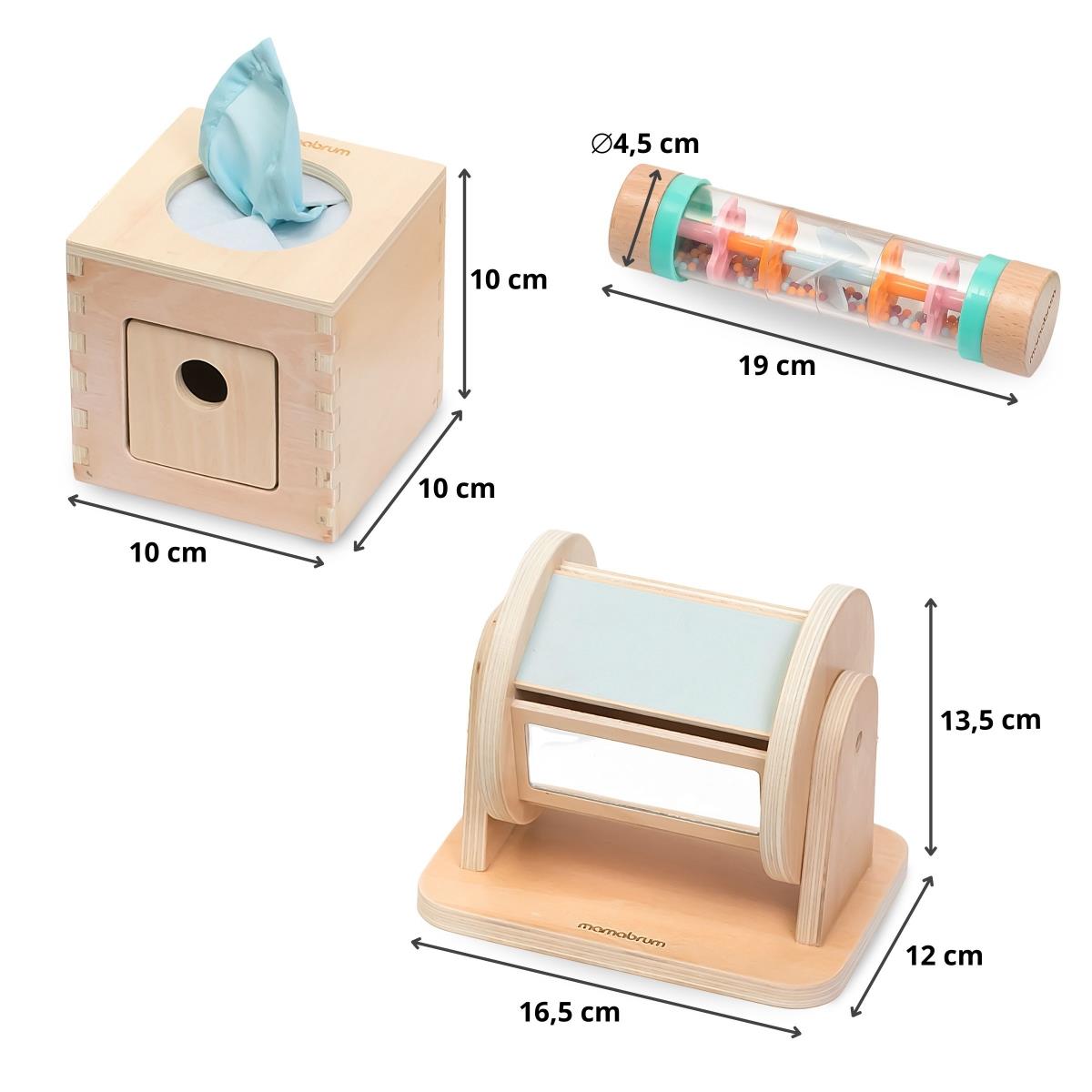 Set de jucării Montessori pentru copii mici 0-6 luni
