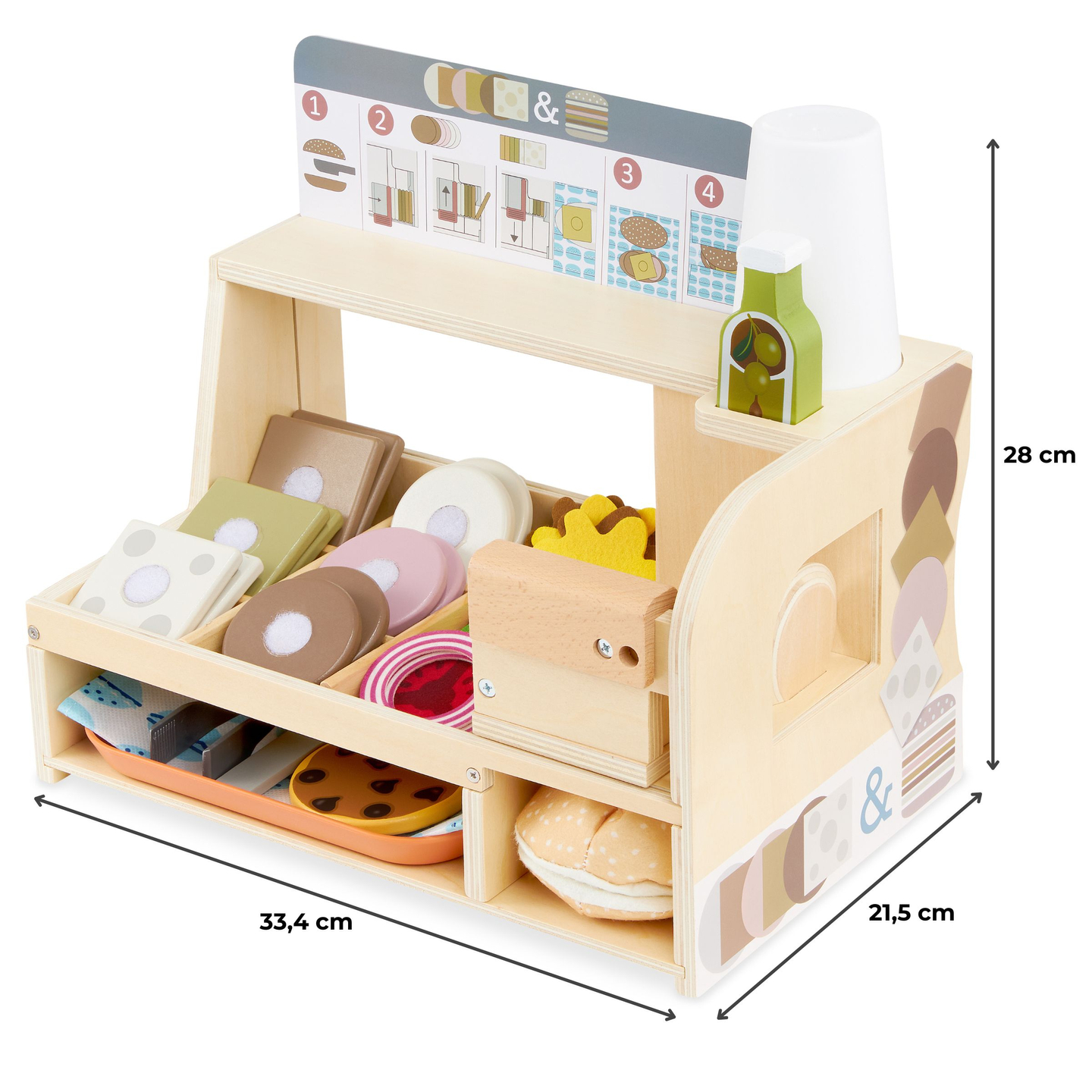 Sandwich bar din lemn - restaurant