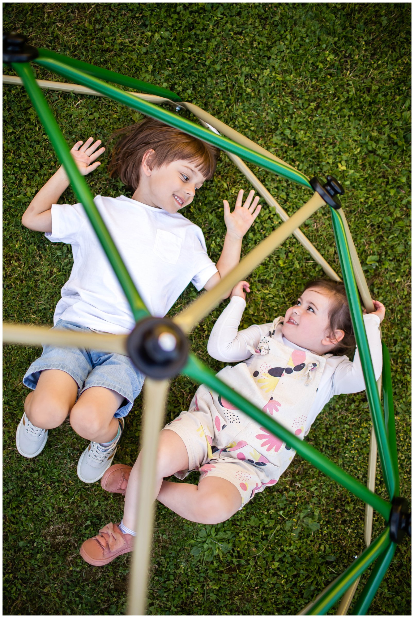 HyperMotion Cupola de cățărat pentru copii XL, geodom, teren de joacă pentru grădină, diametru: 1,8 m