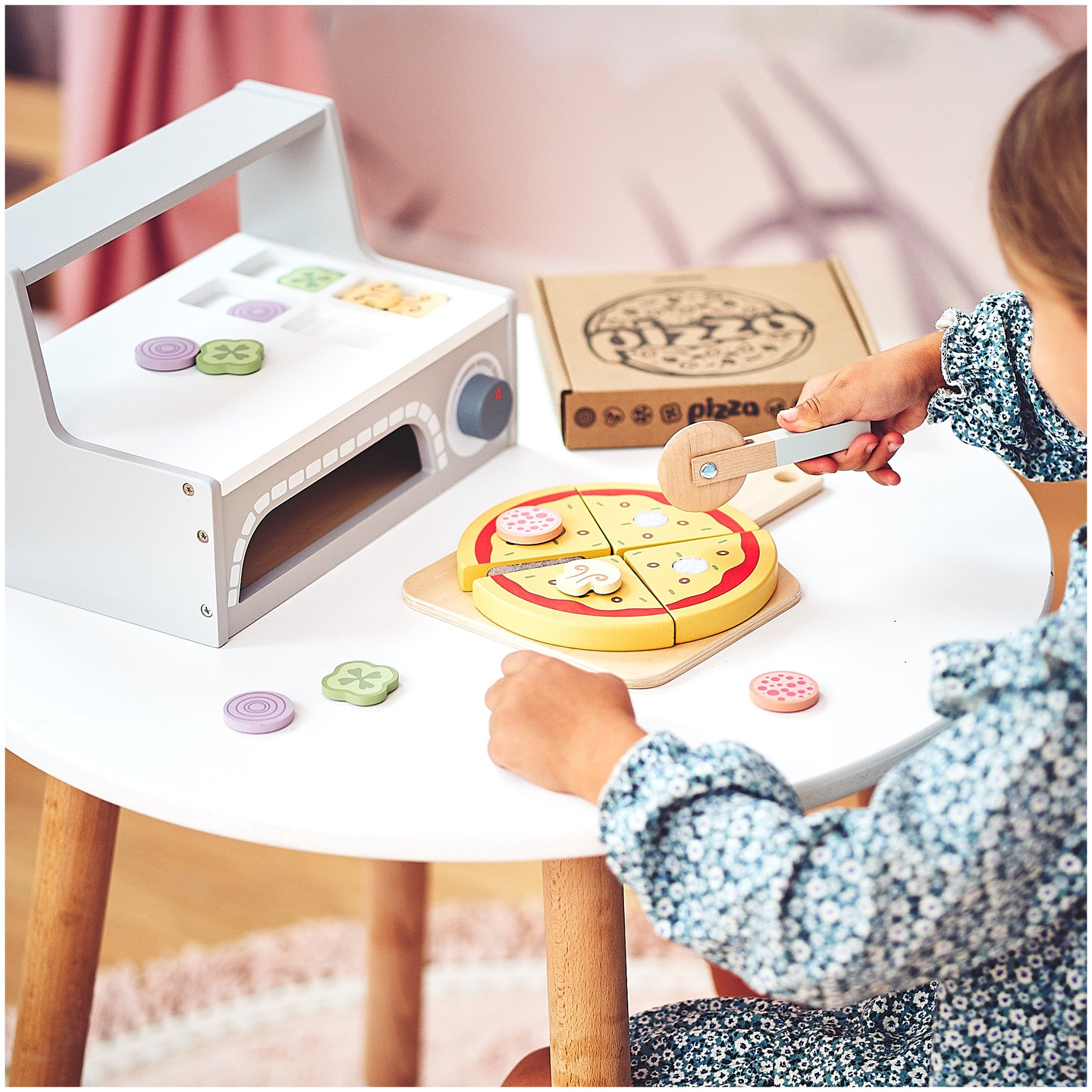 Set de copt pizza din lemn