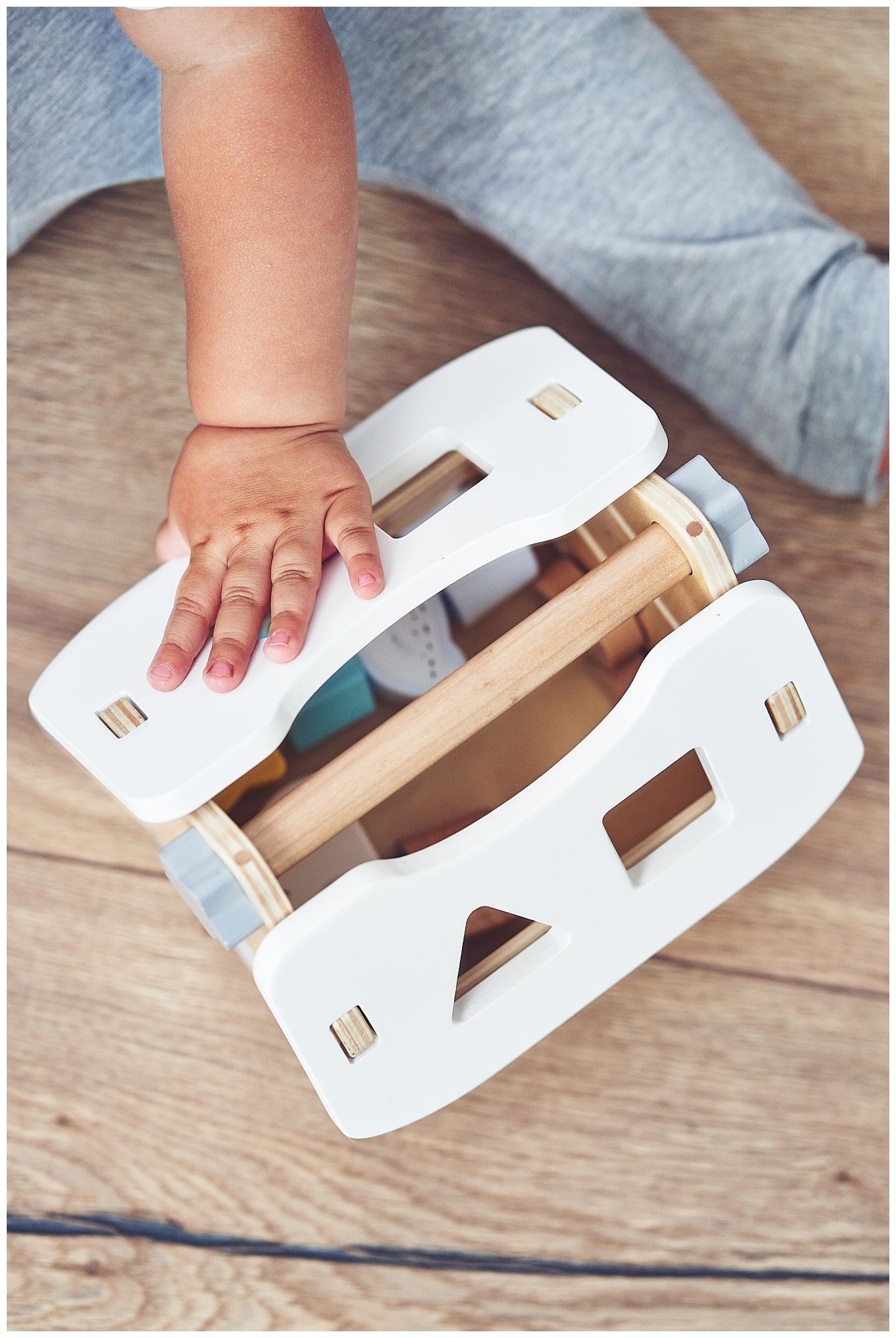 Sorter - casă educațională din lemn cu blocuri