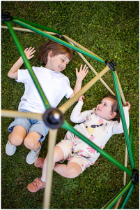 HyperMotion Cupola de cățărat pentru copii XL, geodom, teren de joacă pentru grădină, diametru: 1,8 m