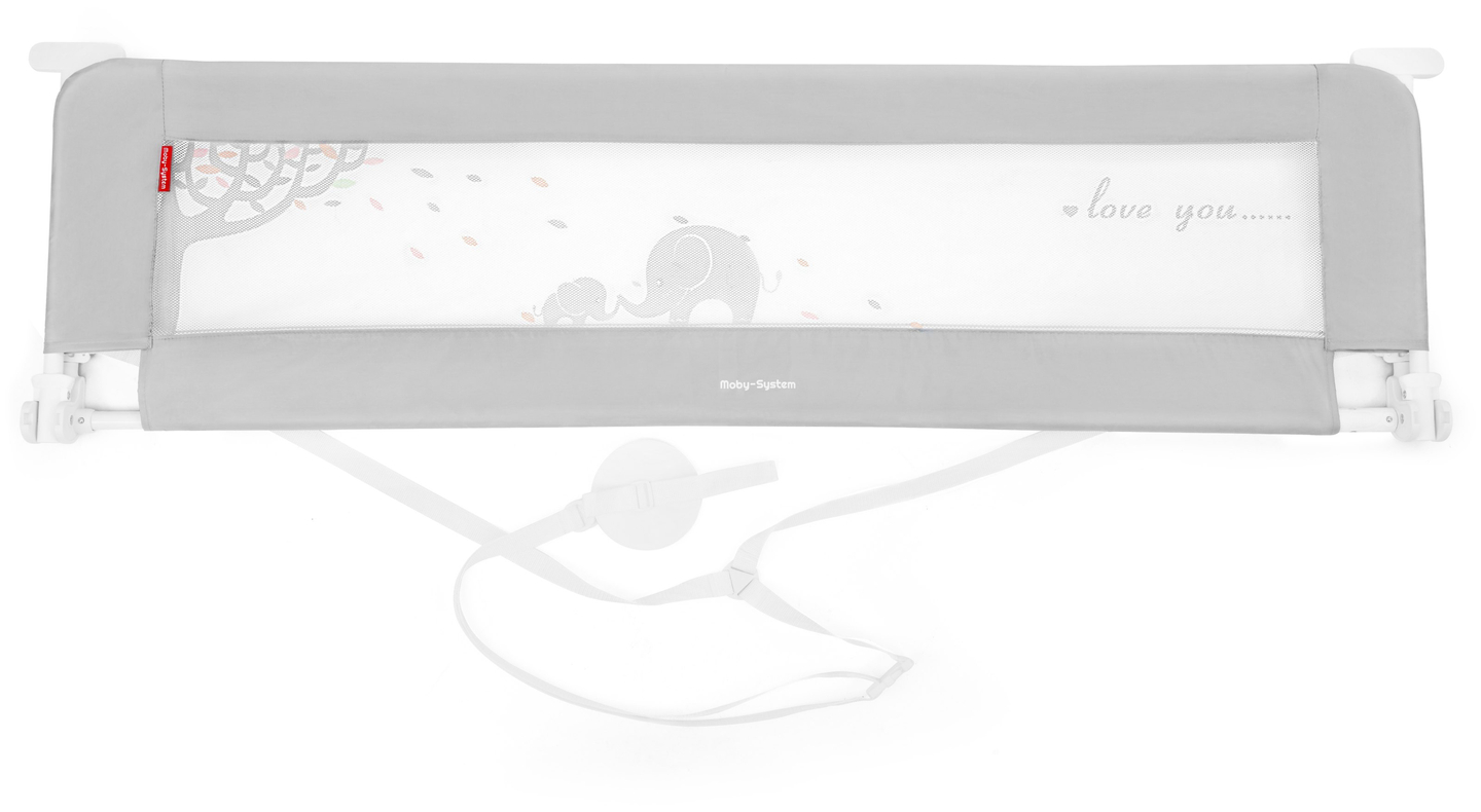 Barieră de siguranță pentru pat - Bară de pat - Gri