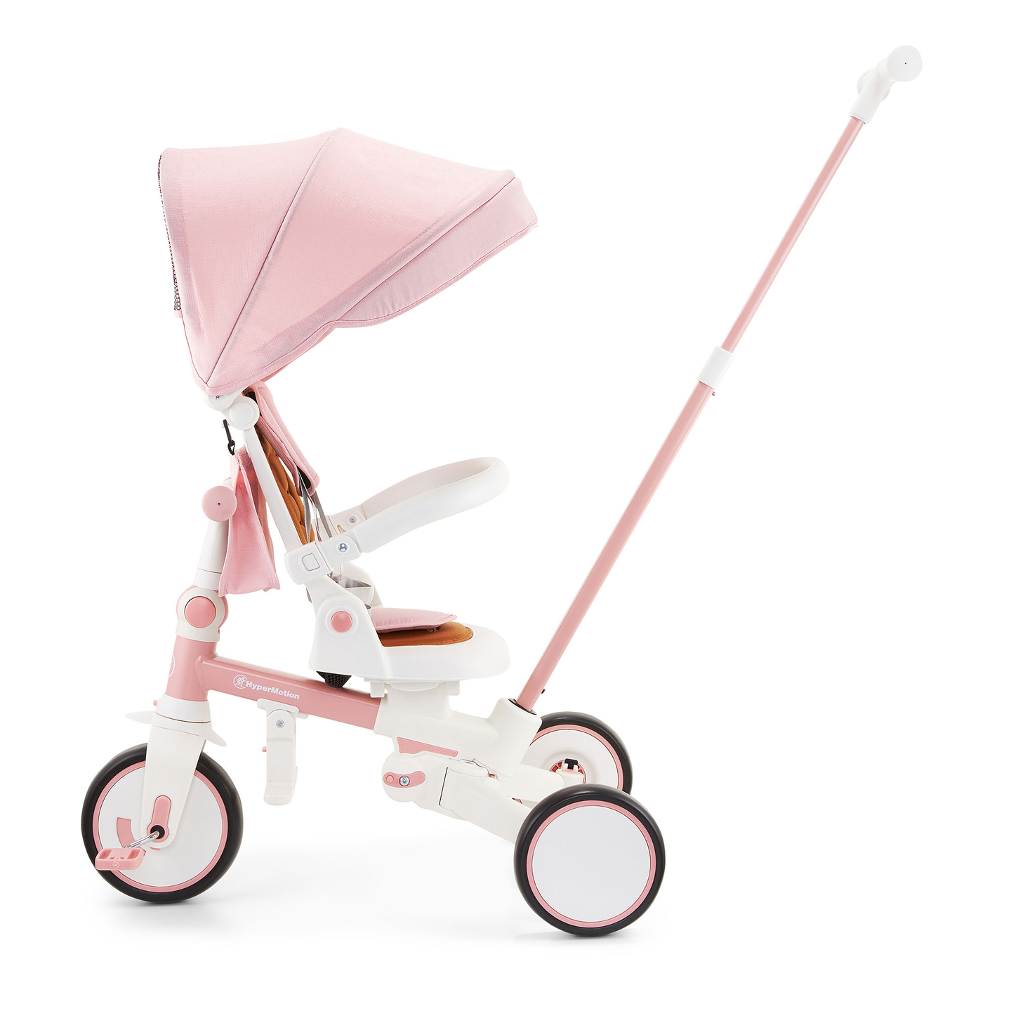 Triciclu multifuncțional 8in1 TOBI FOREST - roz