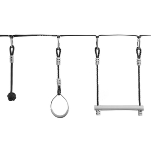 Cursă cu obstacole Ninja pentru copii - HyperMotion slackline set - 9 obstacole