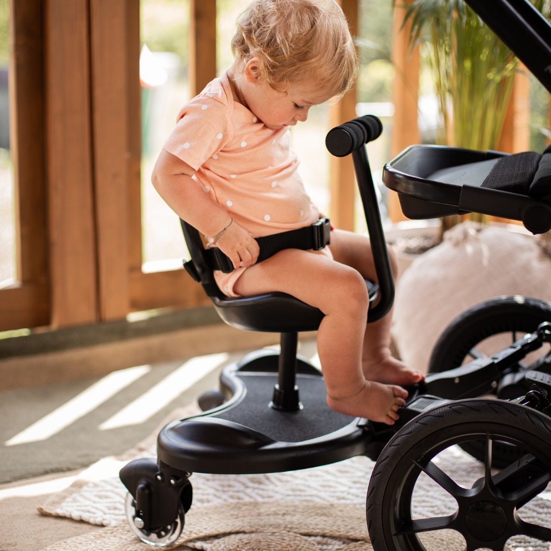 Extensie scaun cu rotile MR BUGGY cu scaun - roți cu LED-uri