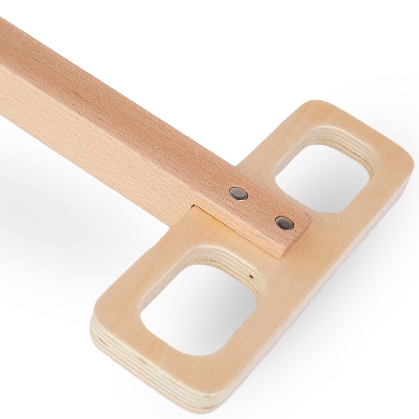 Cărucior de jucărie din lemn - trageți remorcă