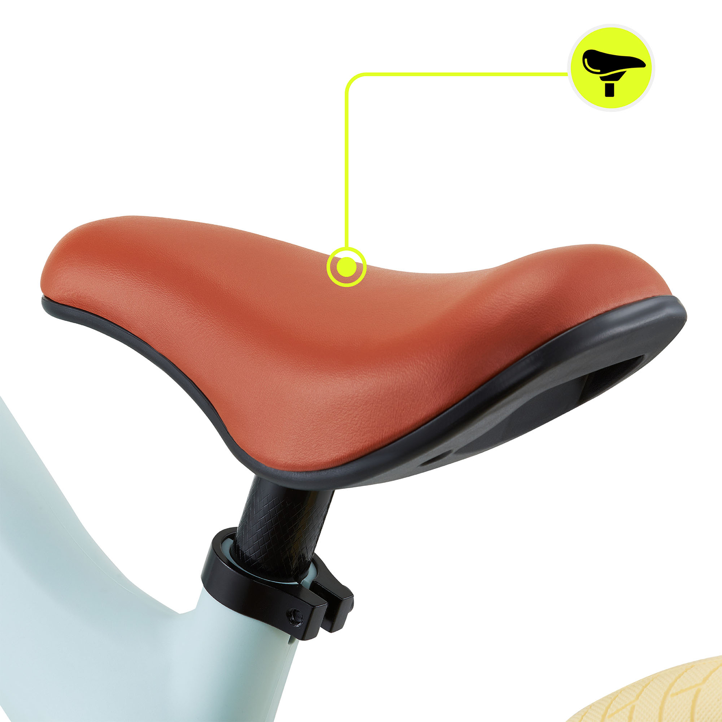 Bicicletă cross-country pentru copii HyperMotion Marcelo - mentă