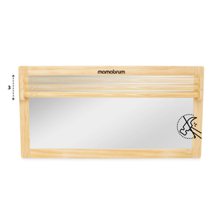 Oglindă pentru copii cu mâner reglabil - Montessori