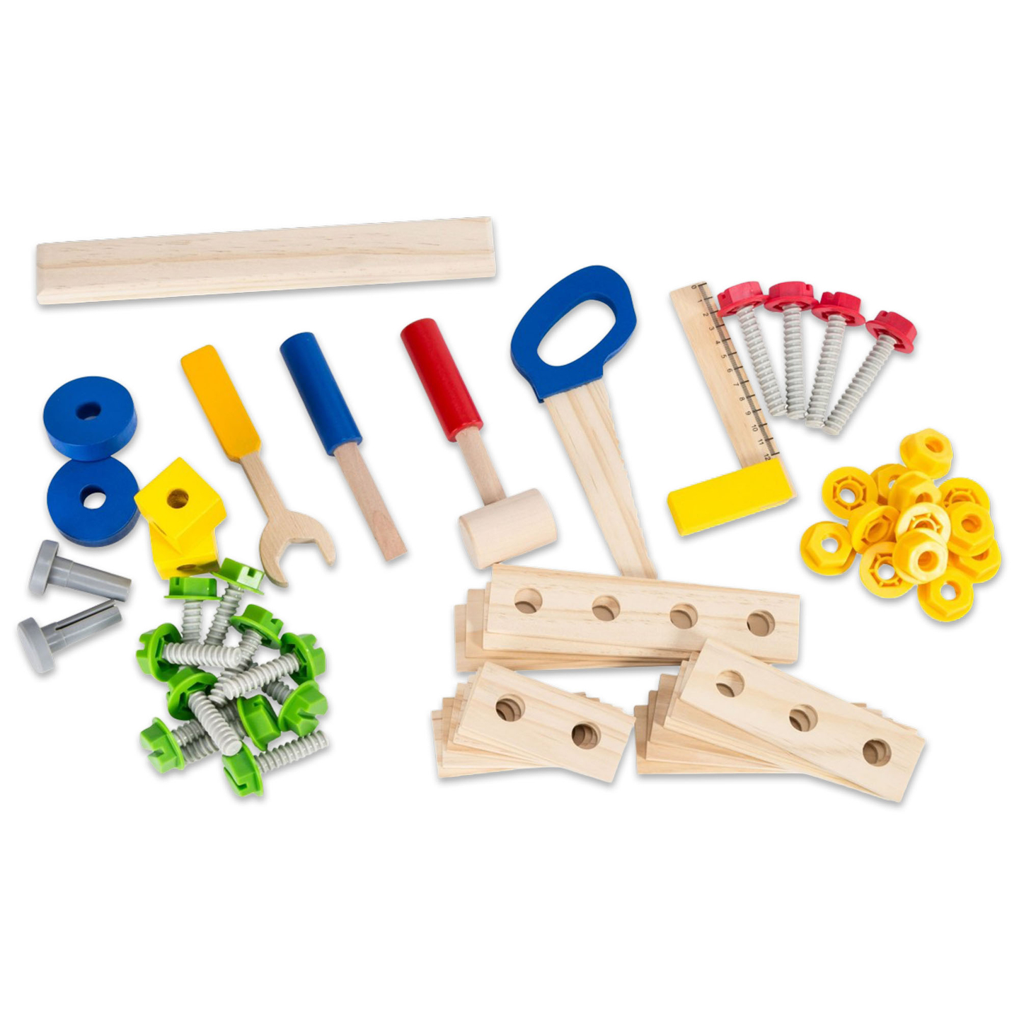 Set de bricolaj din lemn XXL - 75 de piese
