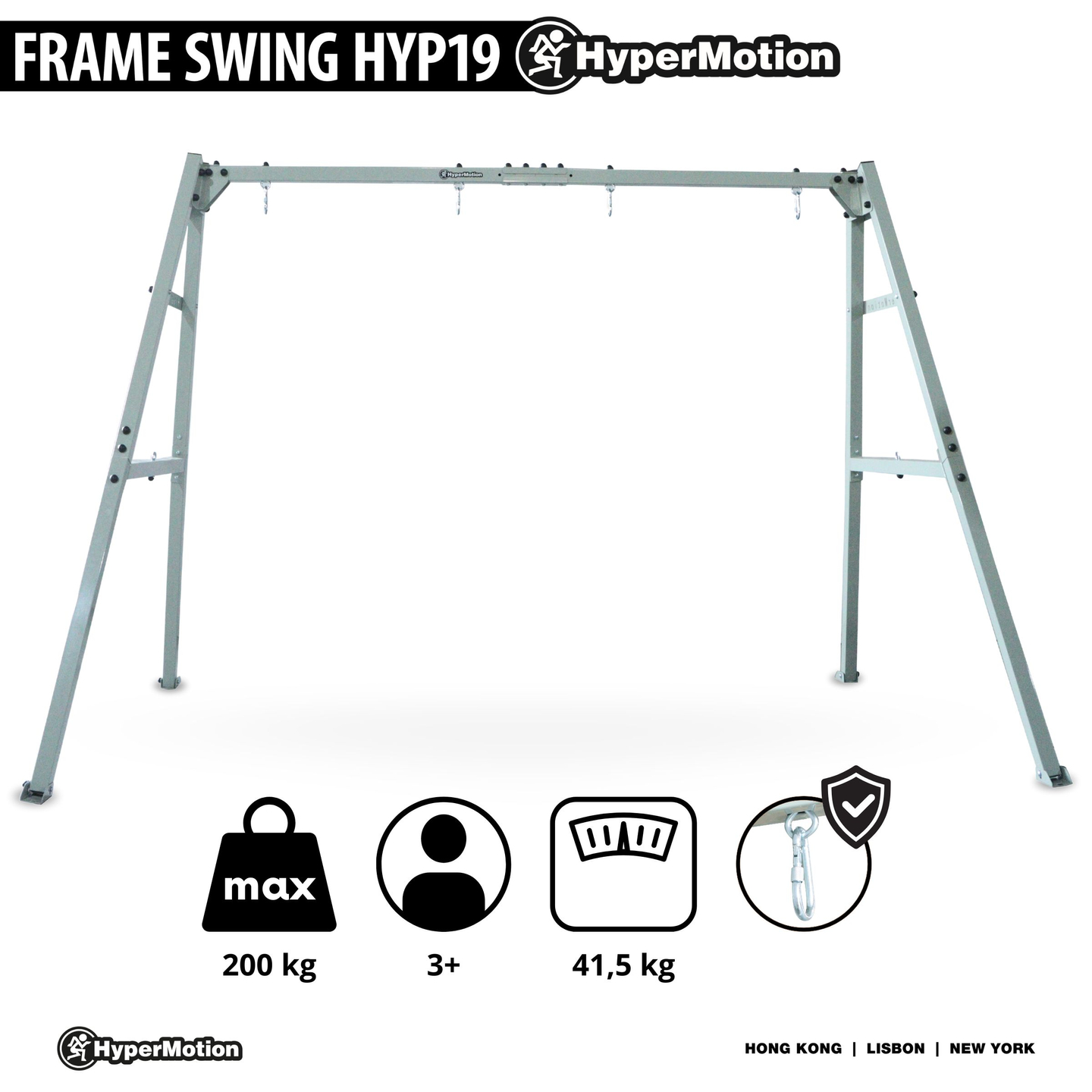 Cadru din oțel pentru leagăn de grădină sau hamac
