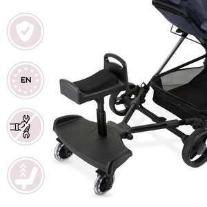 Extensie pentru cărucior cu scaun reglabil și sistem universal de fixare - Moby-System BUGGY2GO