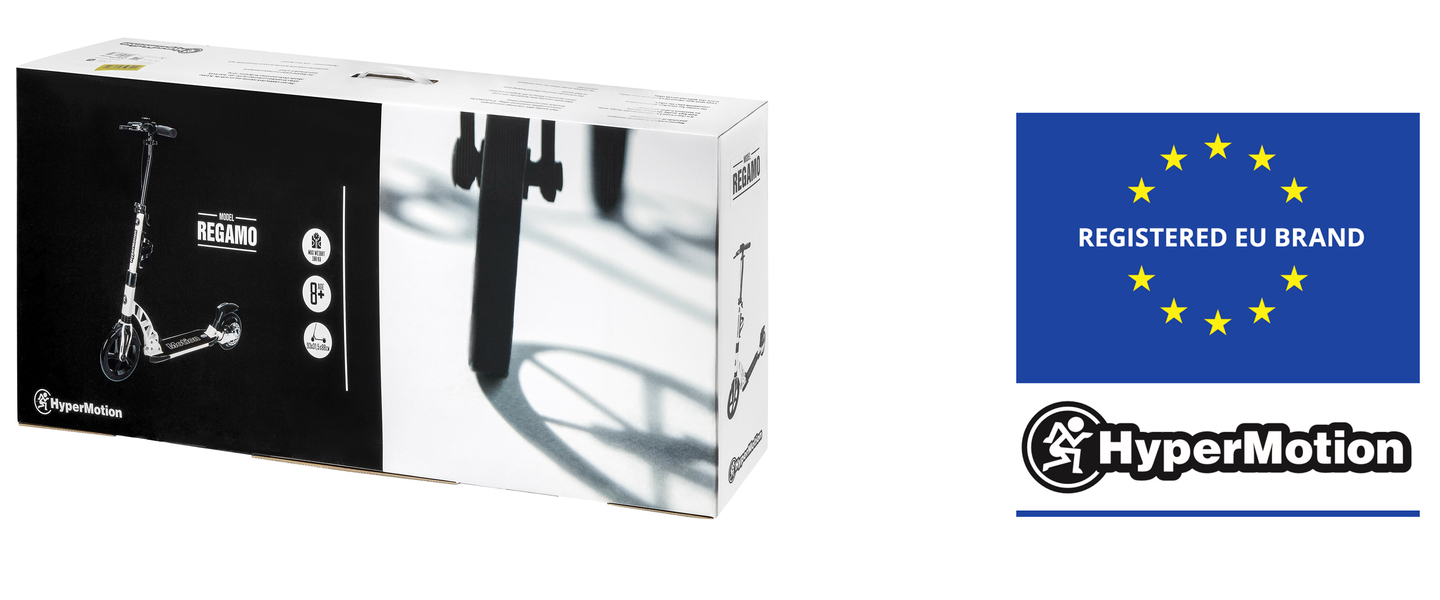 HyperMotion REGAMO scuter pentru adulți - negru