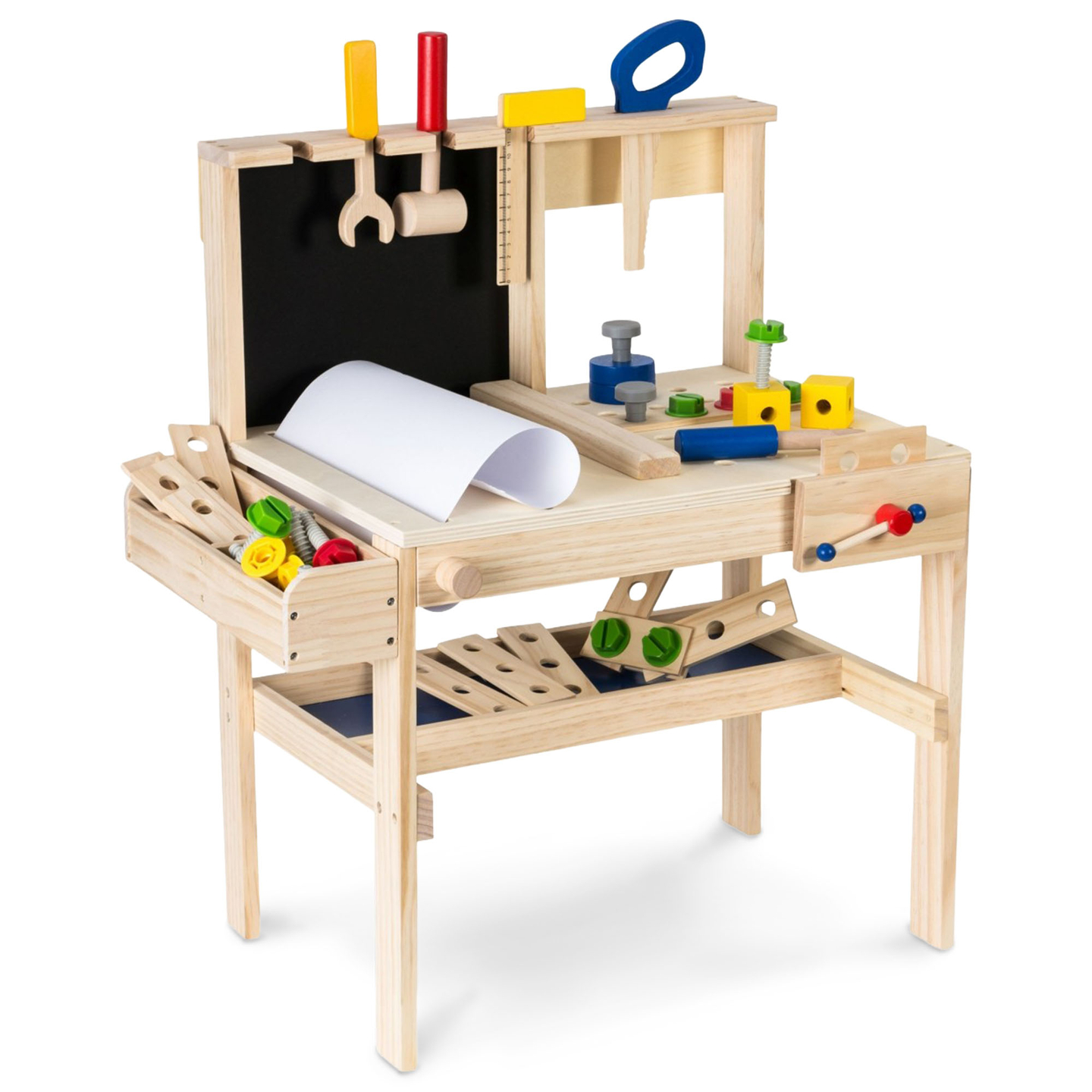 Set de bricolaj din lemn XXL - 75 de piese