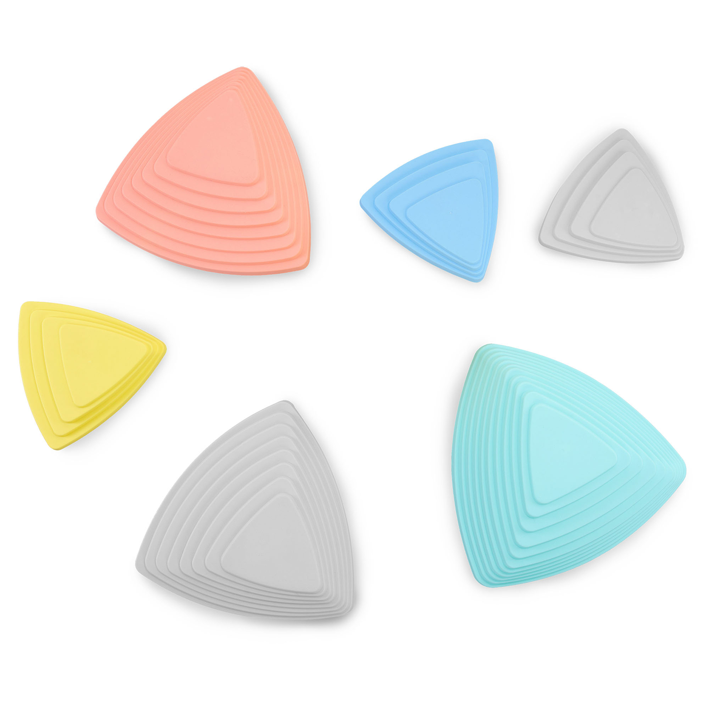 Pietre de echilibrare colorate - 6 bucăți