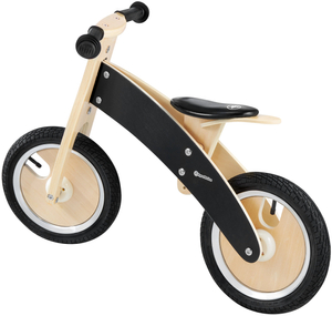 JAMES HyperMotion bicicletă de jogging din lemn - roți gonflabile - negru