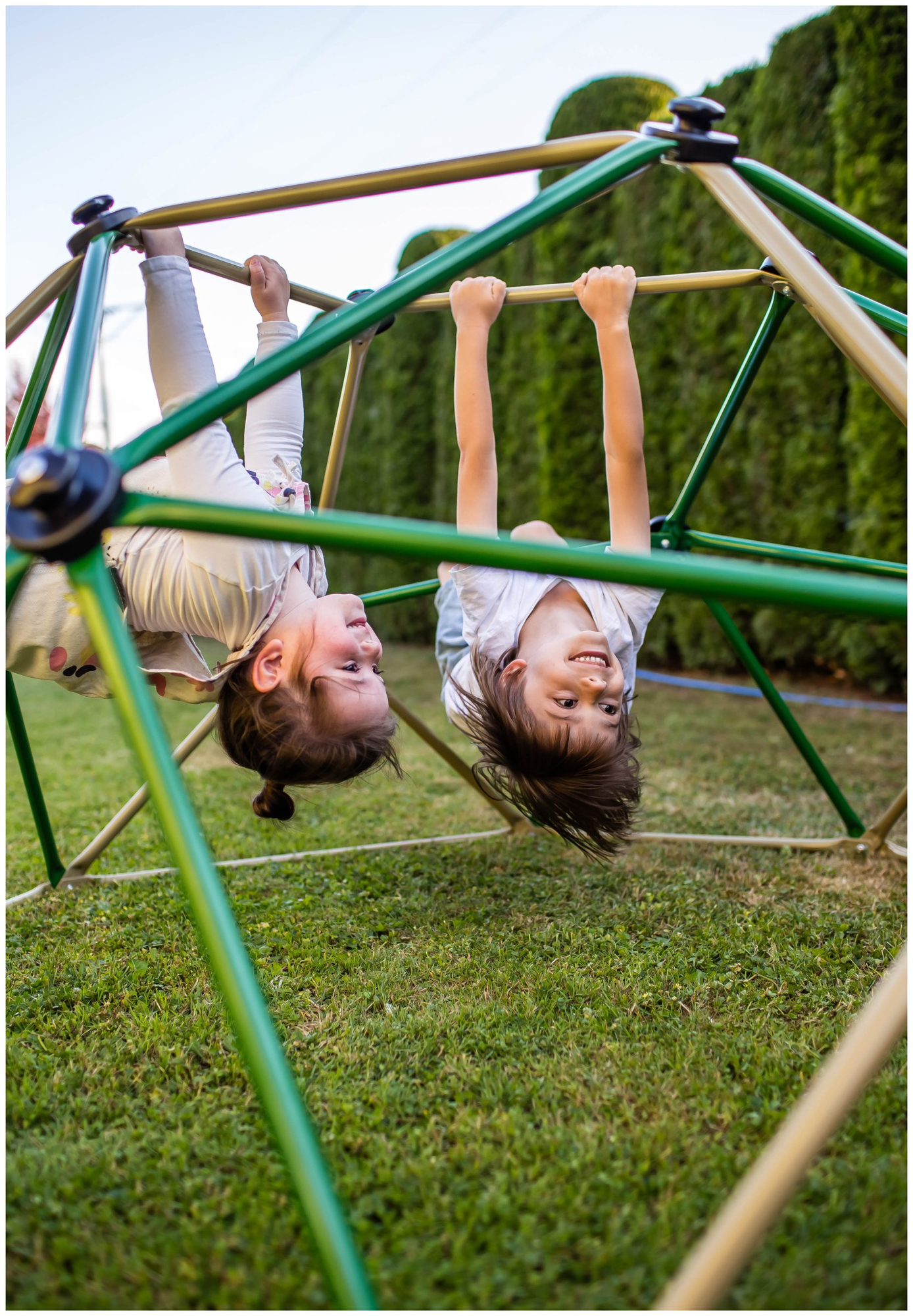 HyperMotion Cupola de cățărat pentru copii XL, geodom, teren de joacă pentru grădină, diametru: 1,8 m