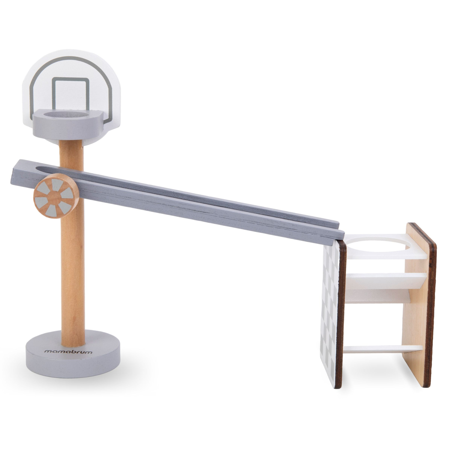 Blocuri de domino din lemn - cursă cu obstacole - 48 de elemente