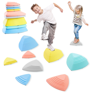 Pietre de echilibrare colorate - 9 bucăți