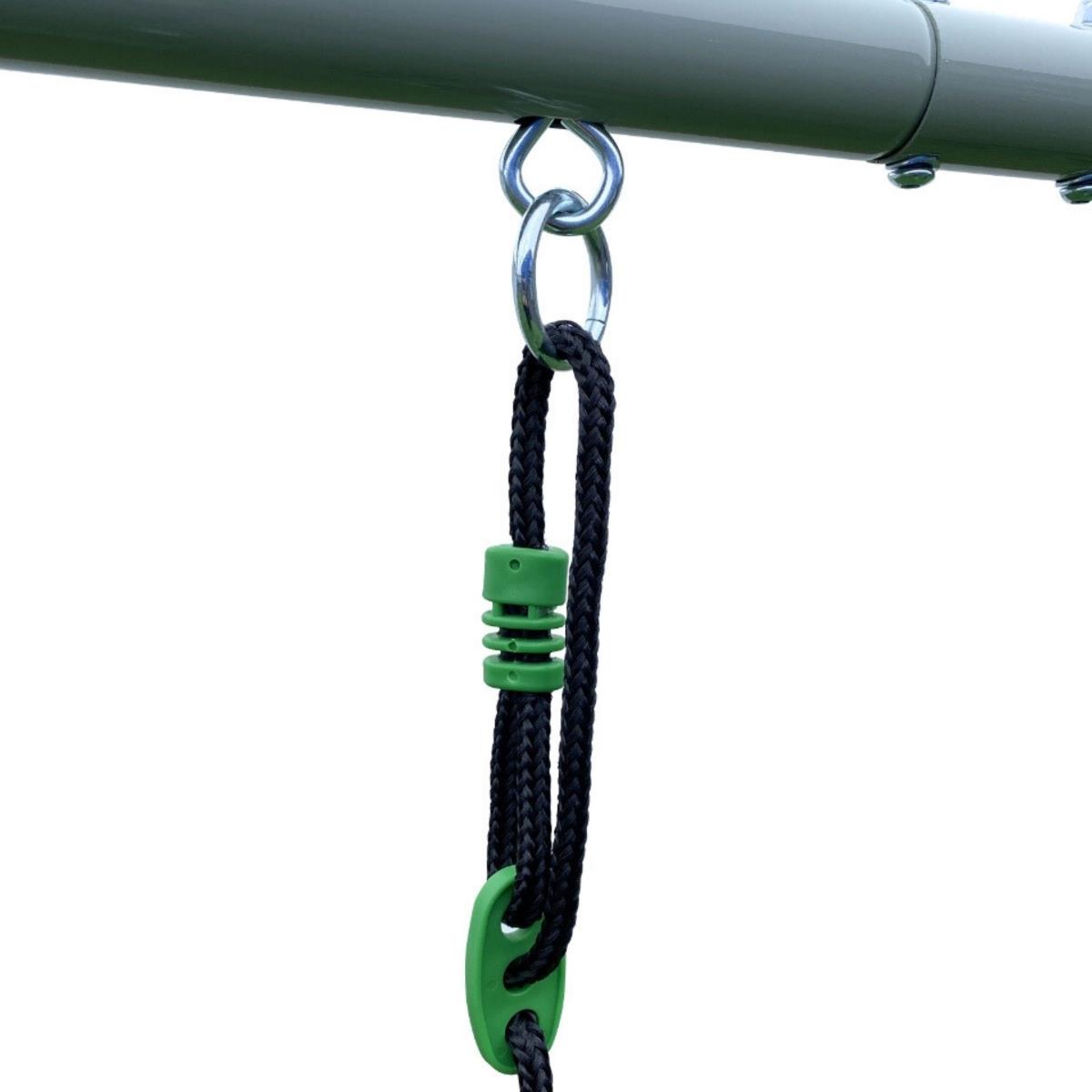 Loc de joaca de gradina XXL pentru copii cu leagan, trapez de gimnastica si tobogan