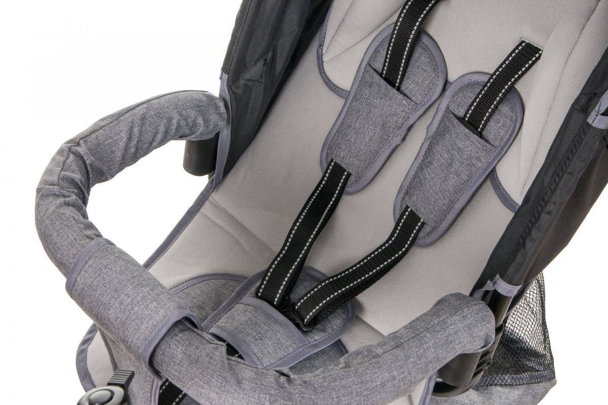 Tobi Velar tricicleta + folie de ploaie - gri