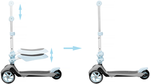 Tricicleta de echilibru HyperMotion 3in1 - albastru