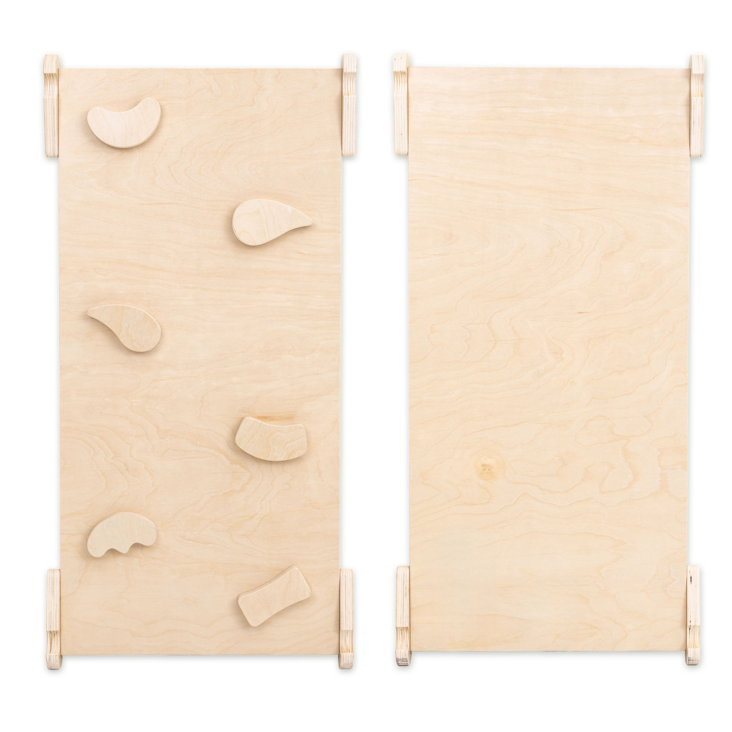 Loc de joacă interior din lemn pentru copii - o căsuță cu scări și tobogan