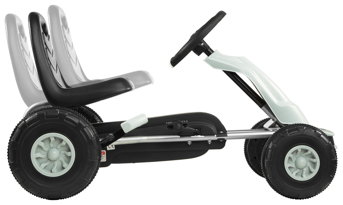 CHESTER kart cu pedale - pentru copii 3-6 ani - gri