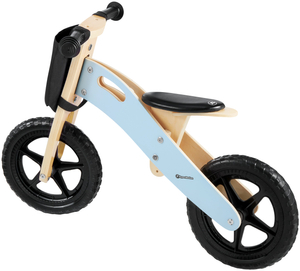 Bicicleta din lemn HyperMotion LEXI - roți din spumă, super ușoară - albastru