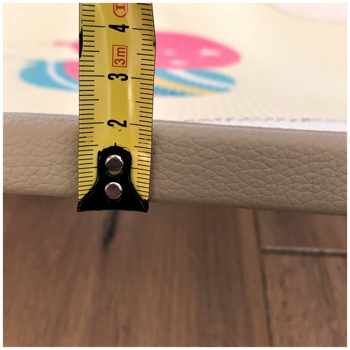 Covoraș de spumă cu două fețe XXL - rola 2 CM (drum și zigzaguri)