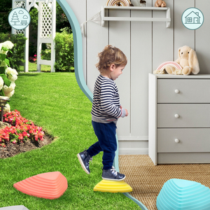 Pietre de echilibrare colorate - 9 bucăți