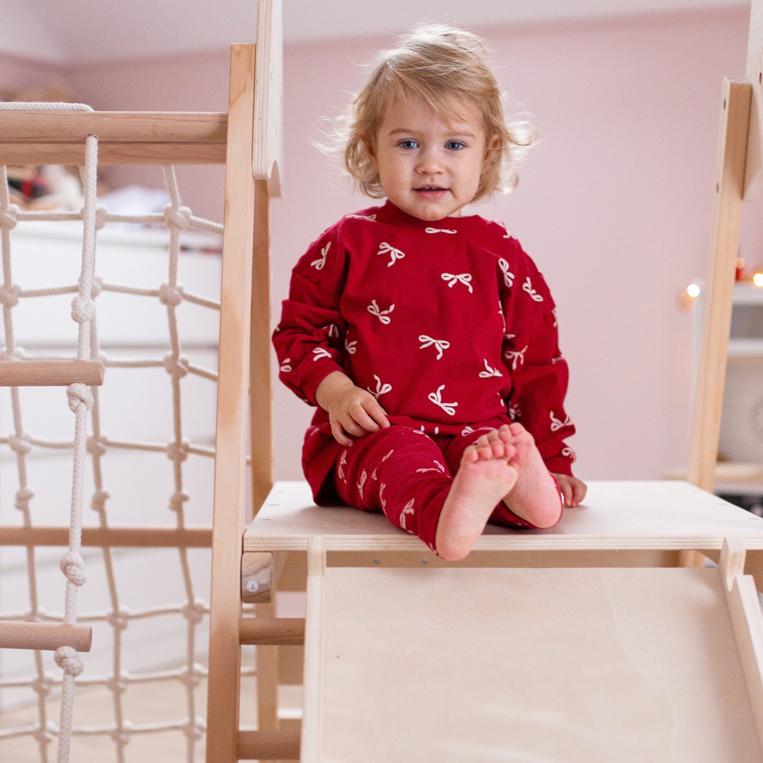 Loc de joacă din lemn XL 5in1