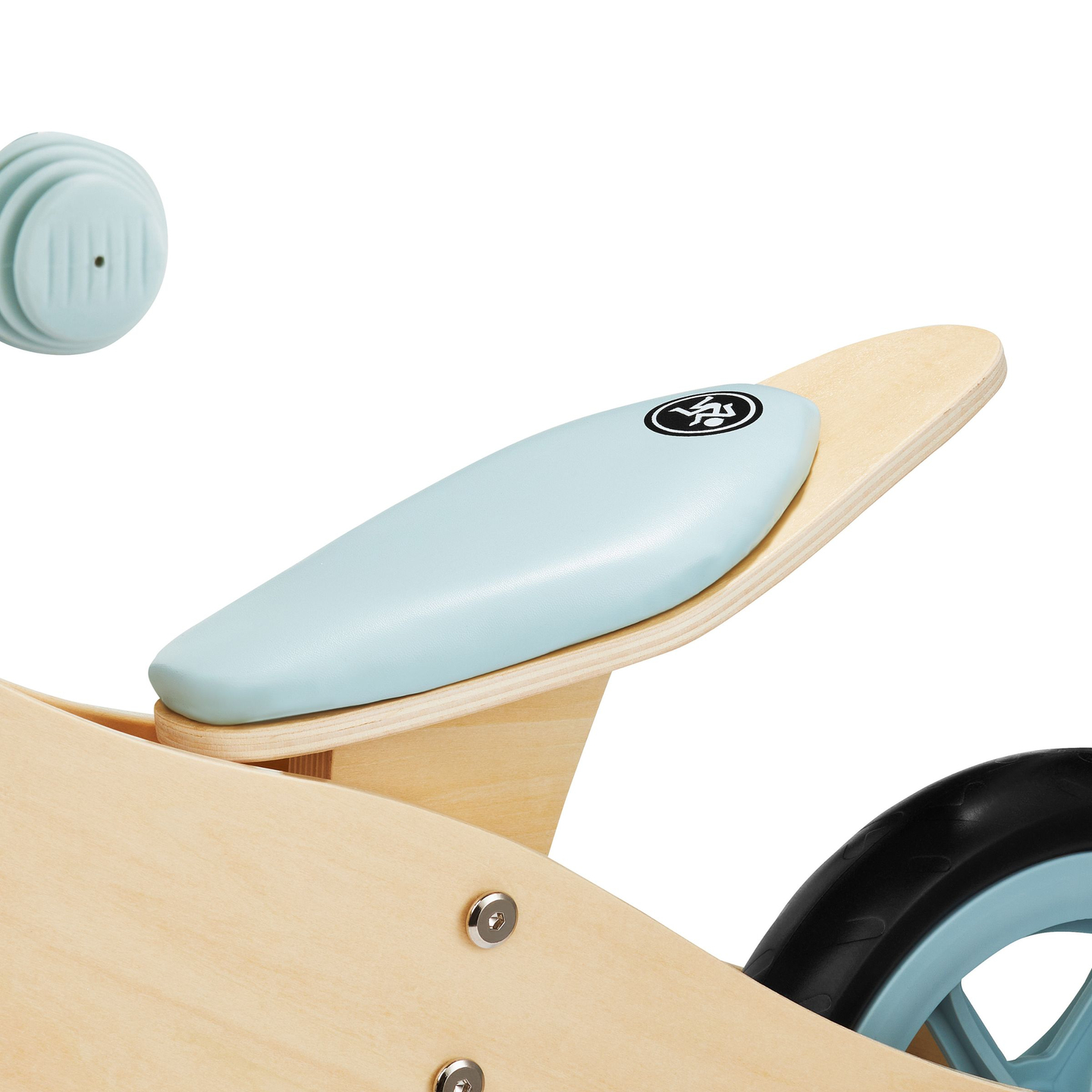 Tricicleta din lemn si balansier 2in1 - HyperMotion PERCY - albastru