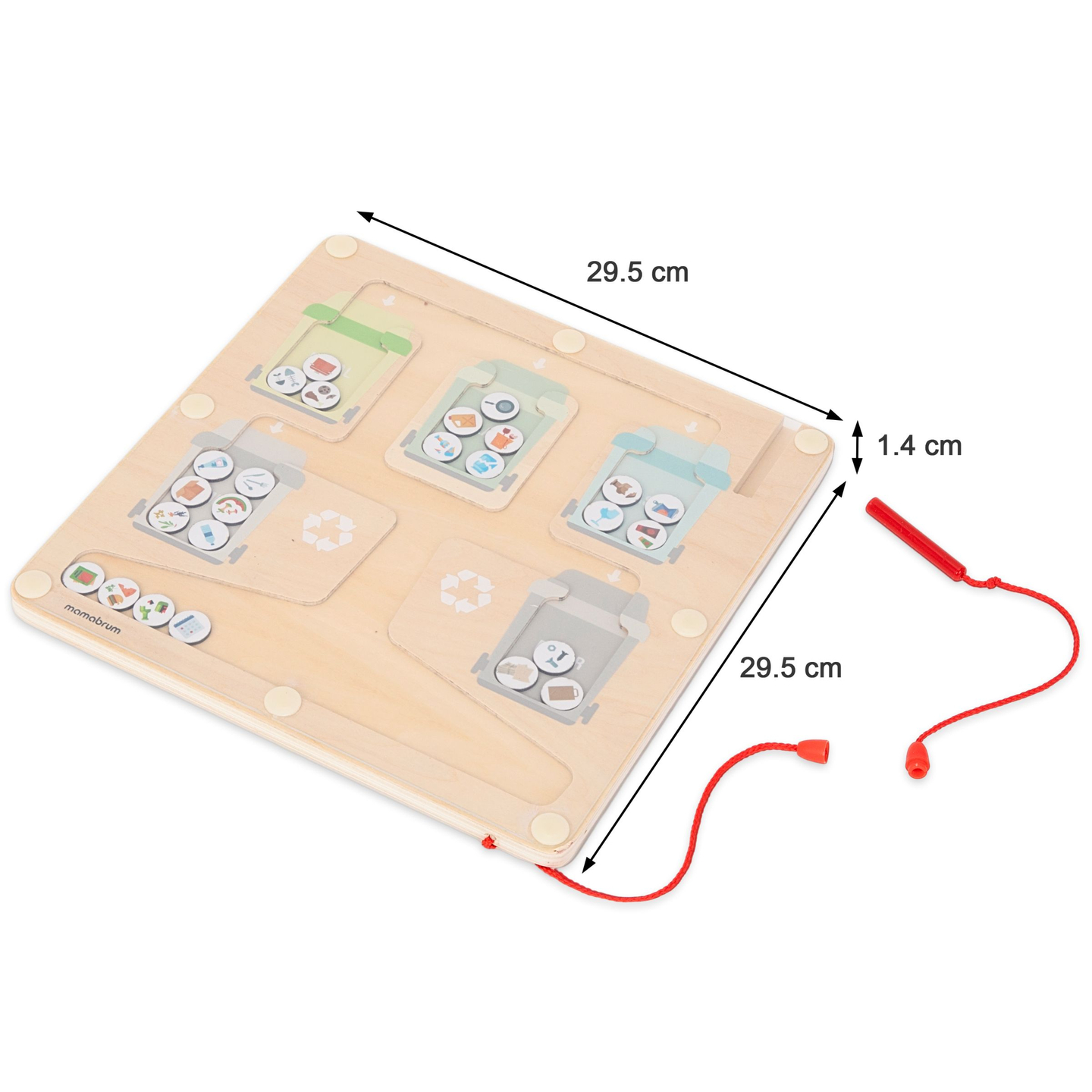 Puzzle jigsaw magnetic Reciclare
