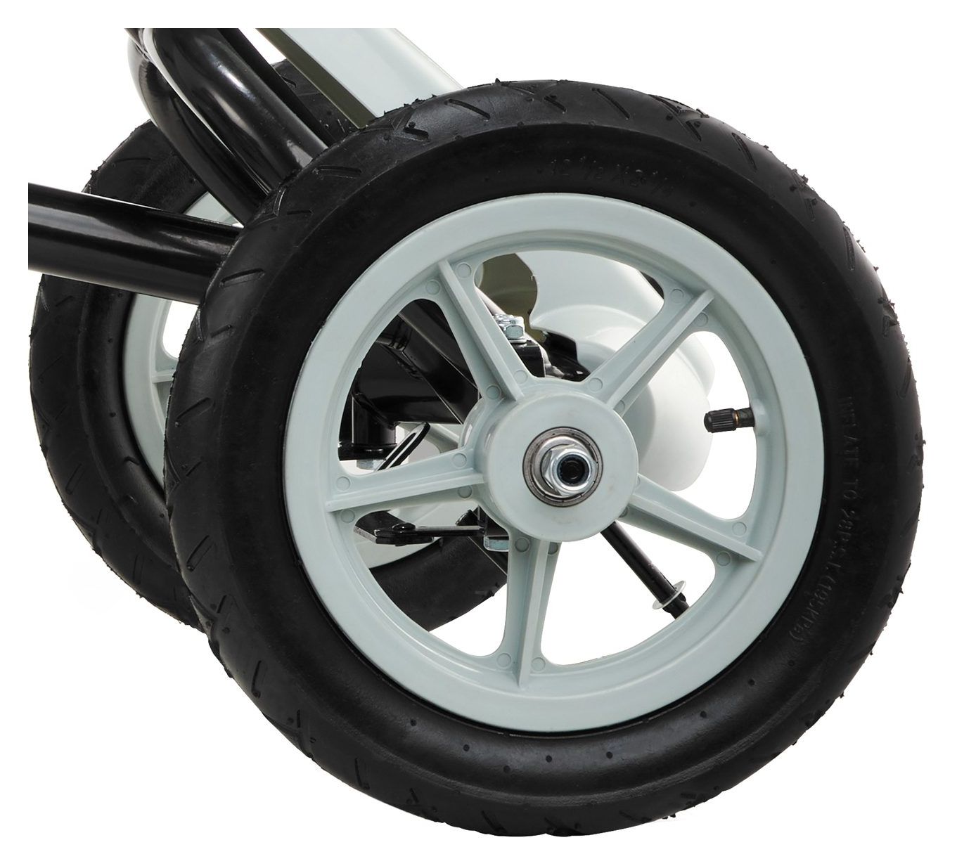 EVOQUE kart cu pedale pentru copii de 5-8 ani - gri