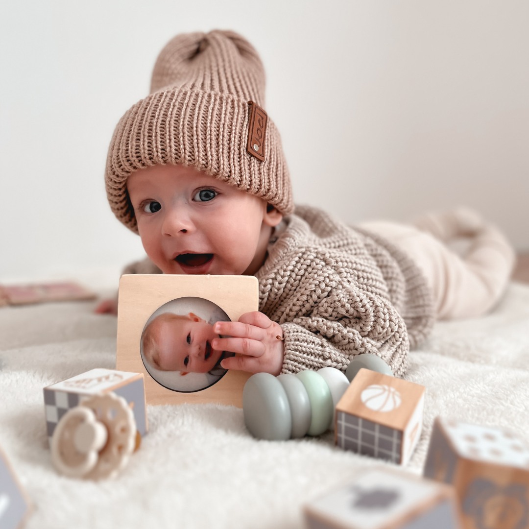 Cutie de educație Montessori pentru bebeluși - 6 jucării