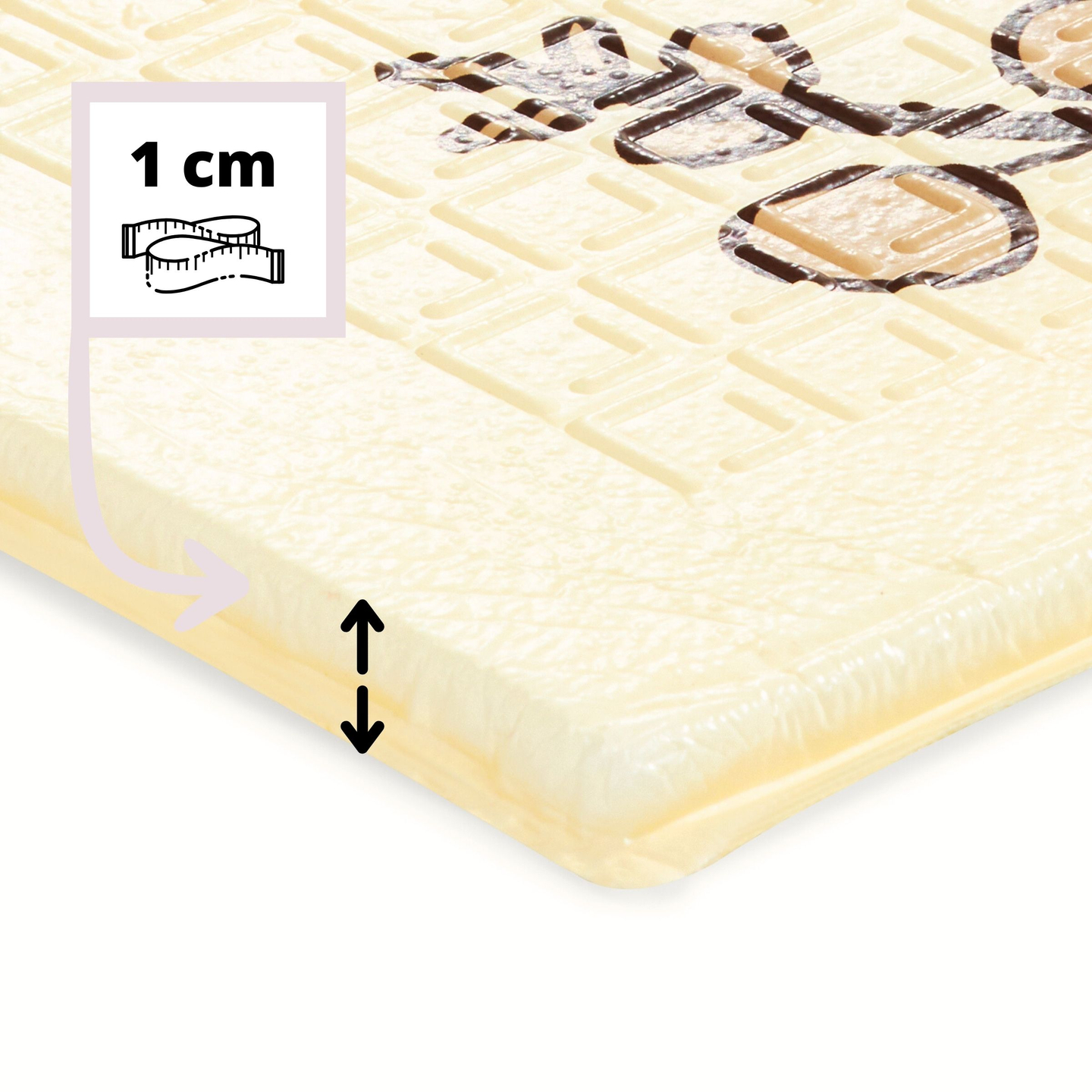 Covoraș de spumă pliabil pe două fețe 180 x 120 x 1cm - Magic Forest/Autumn Streets - boho